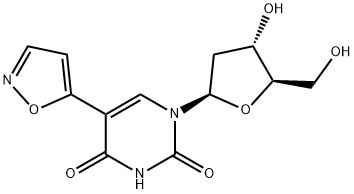 Uridine, 2'-deoxy-5-(5-isoxazolyl)- (9CI) Structural