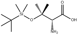 D-Allothreonine, O-[(1,1-dimethylethyl)dimethylsilyl]-3-methyl- Structural