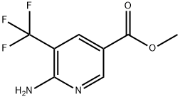 methyl 6-amino-5-(trifluoromethyl)pyridine-3-carboxylate Structural