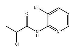 Propanamide, N-(3-bromo-2-pyridinyl)-2-chloro- Structural