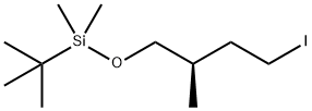 Silane, (1,1-dimethylethyl)[(2R)-4-iodo-2-methylbutoxy]dimethyl- Structural
