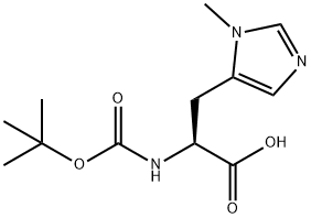 Histidine, N-[(1,1-dimethylethoxy)carbonyl]-3-methyl- Structural