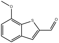 Benzo[b]thiophene-2-carboxaldehyde, 7-methoxy- Structural