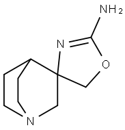 Spiro[1-azabicyclo[2.2.2]octane-3,4'(5'H)-oxazol]-2'-amine Structural