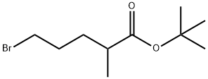 Pentanoic acid, 5-bromo-2-methyl-, 1,1-dimethylethyl ester Structural