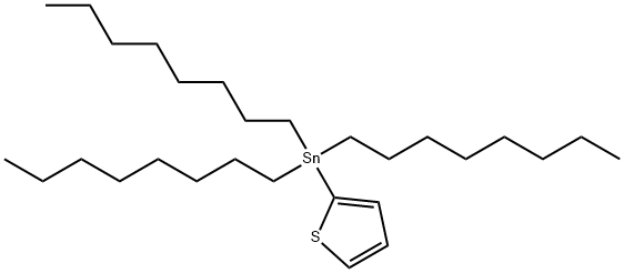 Stannane, trioctyl-2-thienyl- Structural