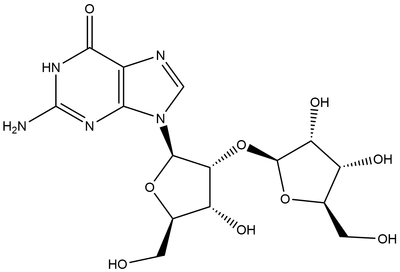 Guanosine, 2'-O-β-D-ribofuranosyl- Structural