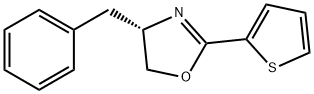 Oxazole, 4,5-dihydro-4-(phenylmethyl)-2-(2-thienyl)-, (4S)- Structural