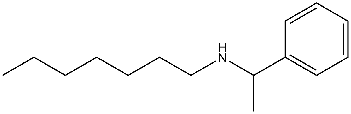 Benzenemethanamine, N-heptyl-α-methyl- Structural