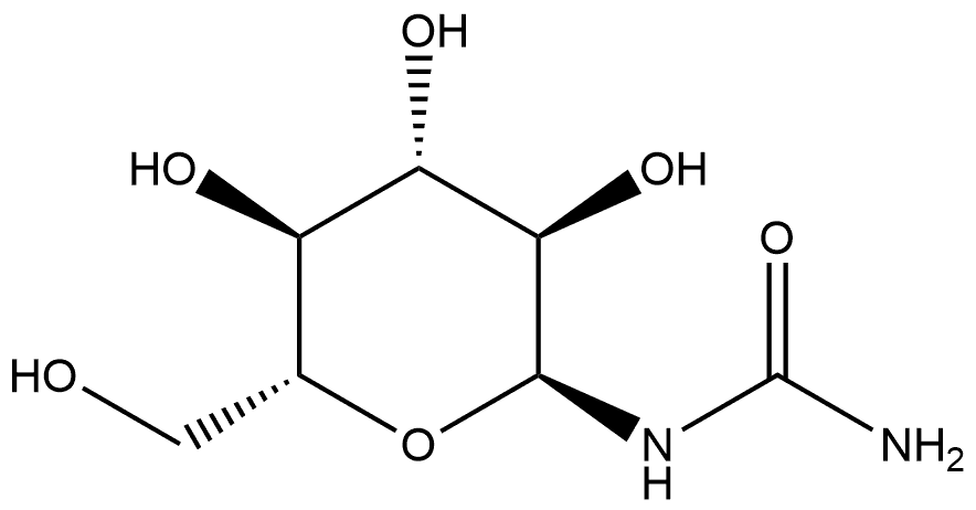 Urea, α-D-glucopyranosyl- (9CI) Structural
