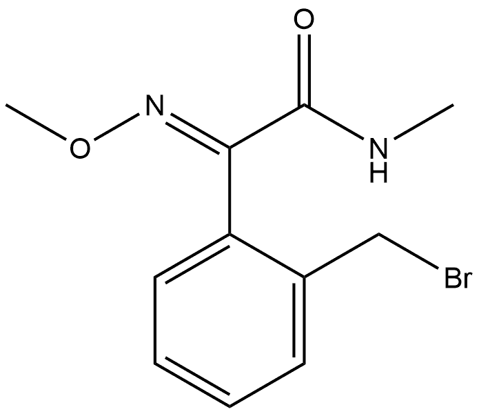 Benzeneacetamide, 2-(bromomethyl)-α-(methoxyimino)-N-methyl-, (αE)- Structural