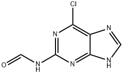 Formamide, N-(6-chloro-9H-purin-2-yl)- Structural