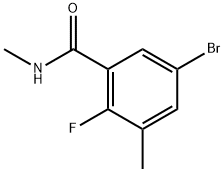 Benzamide, 5-bromo-2-fluoro-N,3-dimethyl- Structural