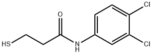 Propanamide, N-(3,4-dichlorophenyl)-3-mercapto- Structural