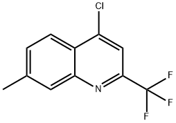 Quinoline, 4-chloro-7-methyl-2-(trifluoromethyl)- Structural