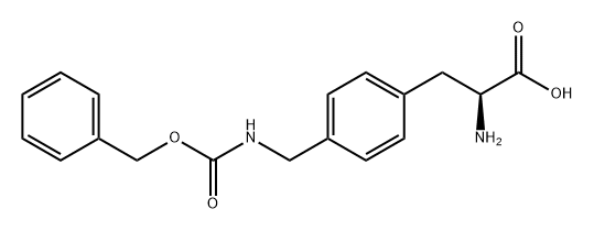 L-Phenylalanine, 4-[[[(phenylmethoxy)carbonyl]amino]methyl]- Structural