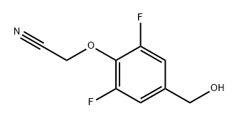 Acetonitrile, 2-[2,6-difluoro-4-(hydroxymethyl)phenoxy]- Structural