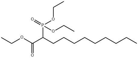 Undecanoic acid, 2-(diethoxyphosphinyl)-, ethyl ester Structural