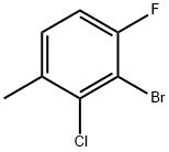 Benzene, 2-bromo-3-chloro-1-fluoro-4-methyl- Structural