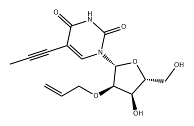 Uridine, 2'-O-2-propenyl-5-(1-propynyl)- (9CI) Structural