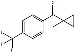 Methanone, (1-methylcyclopropyl)[4-(trifluoromethyl)phenyl]- Structural