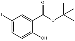 tert-butyl 2-hydroxy-5-iodobenzoate Structural