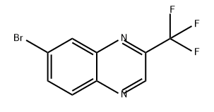 Quinoxaline, 7-bromo-2-(trifluoromethyl)- Structural