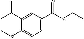 Benzoic acid, 4-methoxy-3-(1-methylethyl)-, ethyl ester Structural