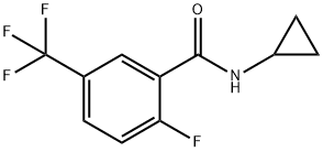 N-cyclopropyl-2-fluoro-5-(trifluoromethyl)benzamide
