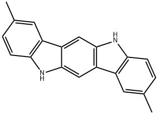 Indolo[3,2-b]carbazole, 5,11-dihydro-2,8-dimethyl- Structural