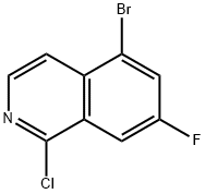Isoquinoline, 5-bromo-1-chloro-7-fluoro- Structural