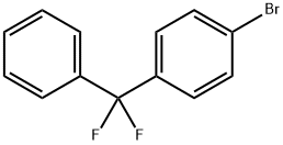 Benzene, 1-bromo-4-(difluorophenylmethyl)- Structural
