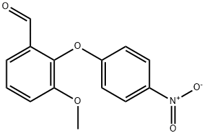 Benzaldehyde, 3-methoxy-2-(4-nitrophenoxy)- Structural