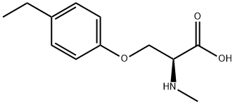 O-(4-ethylphenyl)-N-methyl-L-serine Structural