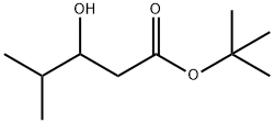 Pentanoic acid, 3-hydroxy-4-methyl-, 1,1-dimethylethyl ester Structural