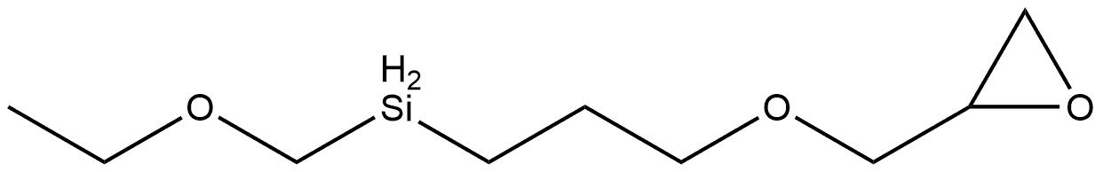 Oxirane, 2-[[3-(ethoxymethylsilyl)propoxy]methyl]- Structural