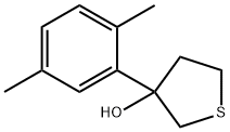 Thiophene-3-ol, 3-(2,5-dimethylphenyl)tetrahydro- Structural