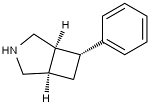 rel-(1R,5S,6R)-6-phenyl-3-azabicyclo[3.2.0]heptane Structural