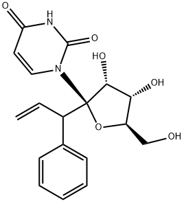 Uridine, 1'-C-(1-phenyl-2-propenyl)- (9CI) Structural