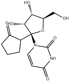 Uridine, 1'-C-(2-oxocyclopentyl)- (9CI) Structural