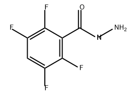 Benzoic acid, 2,3,5,6-tetrafluoro-, hydrazide Structural