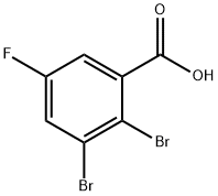 Benzoic acid, 2,3-dibromo-5-fluoro- Structural