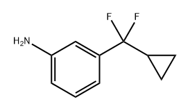 Benzenamine, 3-(cyclopropyldifluoromethyl)- Structural