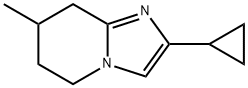 Imidazo[1,2-a]pyridine, 2-cyclopropyl-5,6,7,8-tetrahydro-7-methyl- Structural