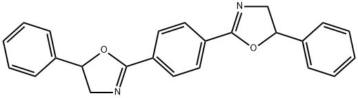 Oxazole, 2,2'-(1,4-phenylene)bis[4,5-dihydro-5-phenyl- Structural