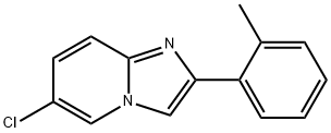 Imidazo[1,2-a]pyridine, 6-chloro-2-(2-methylphenyl)- Structural