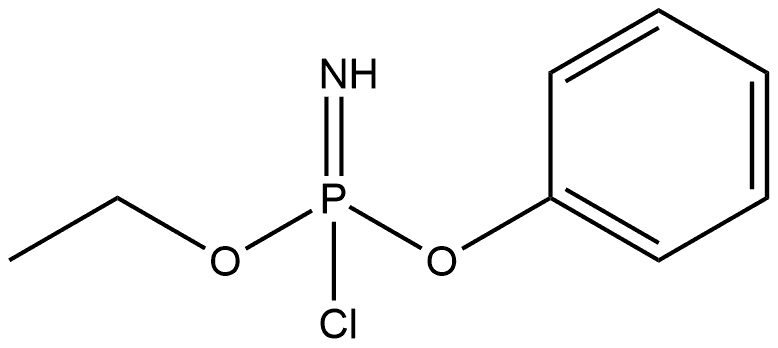 Phosphorochloridimidic acid, phenyl-, ethyl ester (9CI) Structural
