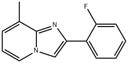 Imidazo[1,2-a]pyridine, 2-(2-fluorophenyl)-8-methyl- Structural
