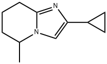 Imidazo[1,2-a]pyridine, 2-cyclopropyl-5,6,7,8-tetrahydro-5-methyl- Structural
