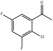 Ethanone, 1-(2-chloro-3,5-difluorophenyl)- Structural